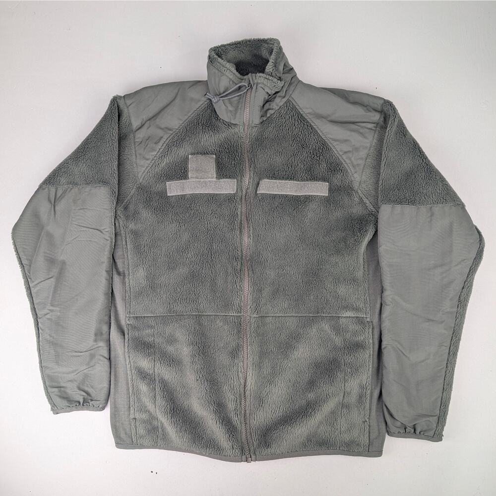 US Military Gen III Polartec Fleece Cold Weather Jacket - Sage Green Small Long
